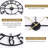 Large Wall Clock For Living Room Decor - 40Cm/ 16 Inches Silent Non-Ticking Metal Wall Clocks Battery Operated, Vintage Decorative Modern Wall Clock For Bedroom, Office, Farmhouse Decor