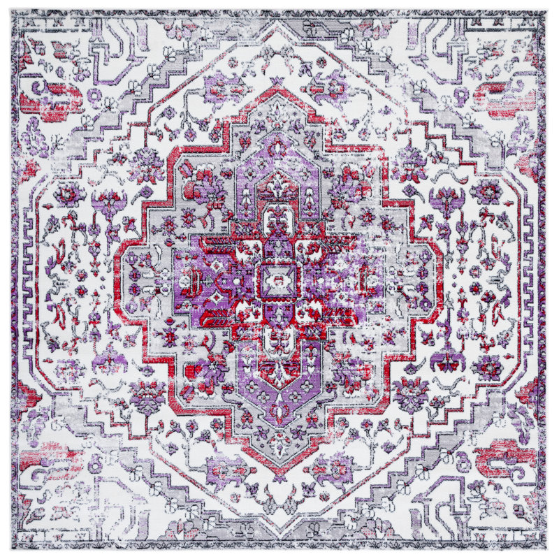 Lampeter Performance Oriental Rug, Square 6'7"