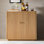 Buffet décoratif en bois massif à 2 portes Martha Modern