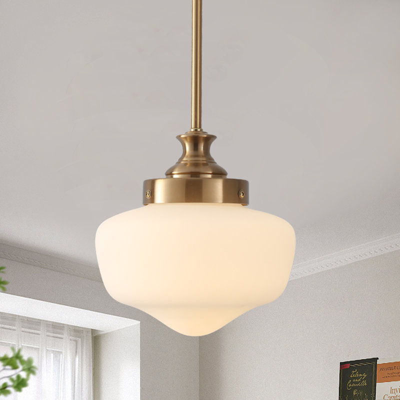 Luminaire suspendu simple à 1 lumière Tadesha, Or