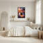 «Lion Reflection Sunset Mindset Is Everything», reproduction d'art sur toile tendue sur toile-1899108636