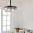 Eshmaal 6 - Light Dimmable Drum Chandelier-1988011072-1981630841