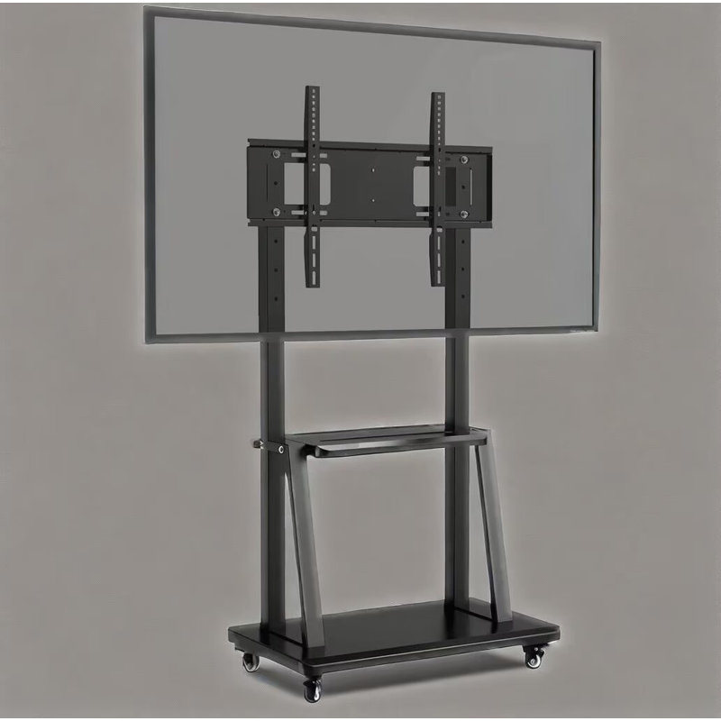 Le meuble télé JYXCN à hauteur ajustable convient à la plupart des chariots pour écrans plats à cristaux liquides à DEL OLED de 32 à 70 po et jusqu'à 176 lb pour le salon et le bureau
