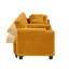 Canapé-lit extensible 80 po en velours côtelé avec porte-gobelet-1393817064
