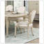 Ensemble de 2 fauteuils de salle à manger revêtus de chêne contemporain en chêne clair