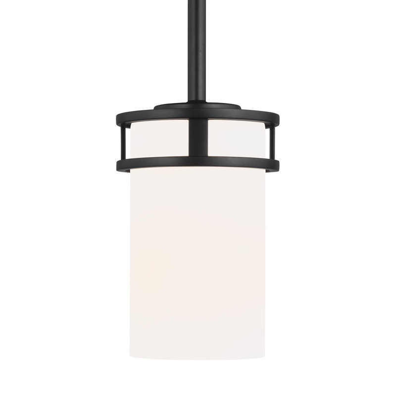 Mini-luminaire suspendu à une lumière Robie de Génération Éclairage , Oui, Nuit noire, Energy Star