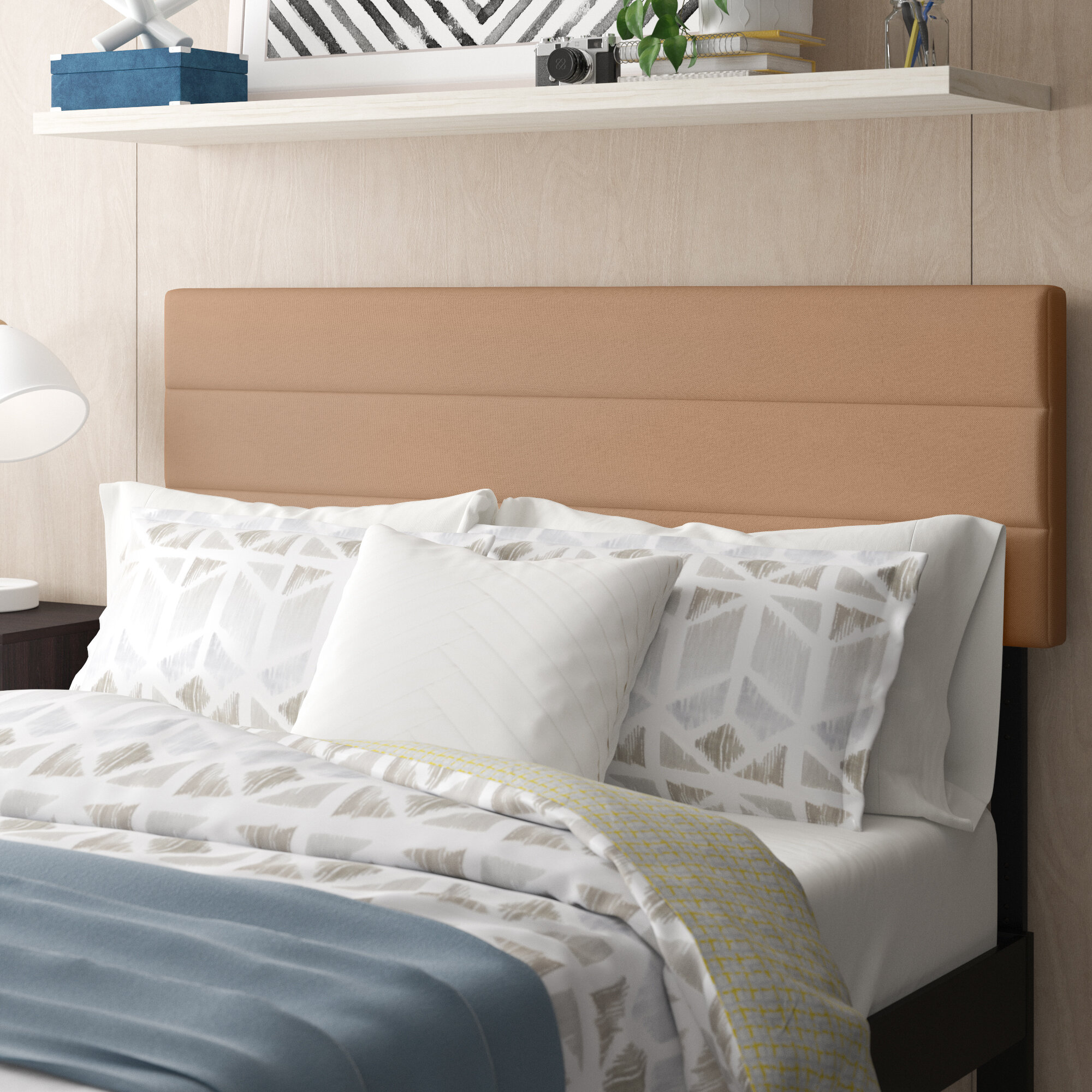 Austwell upholstered store panel headboard