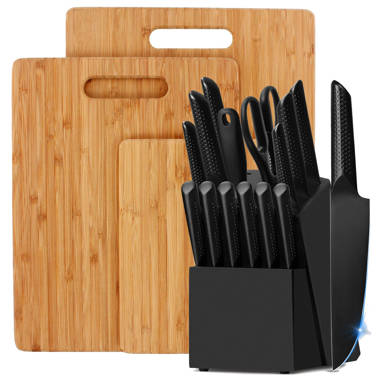 BergHOFF Graphite Stainless Steel 13Pc Knife Block Set - The WiC Project -  Faith, Product Reviews, Recipes, Giveaways