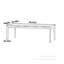 Grande table de salle à manger rectangulaire simple-102025396