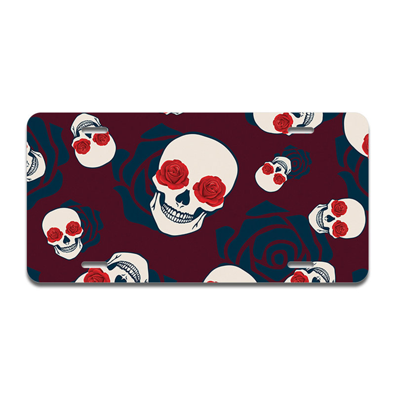 Cadre en aluminium Skulls N Roses