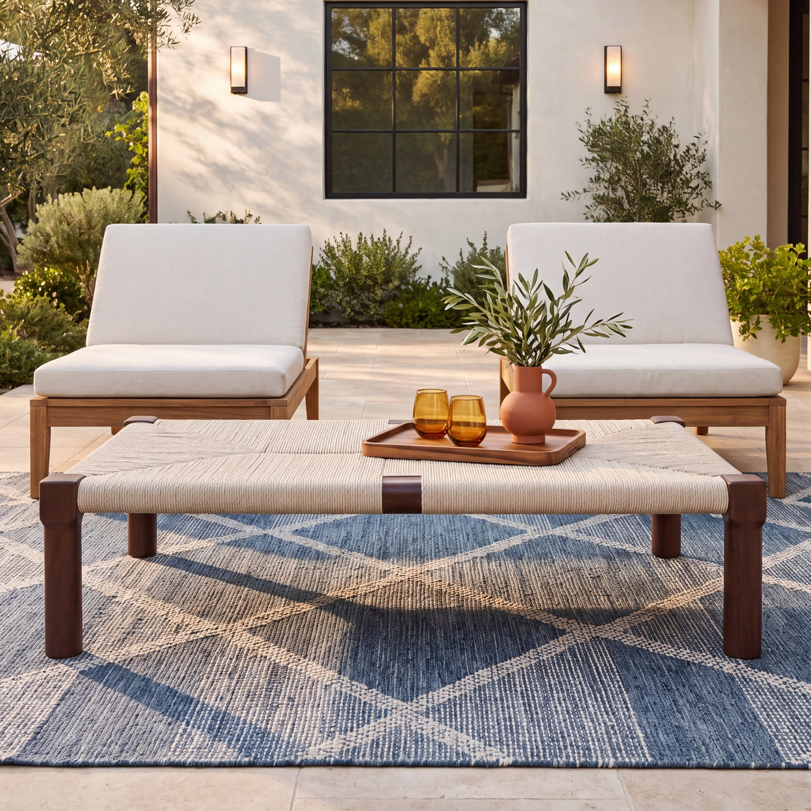 56" Teak Patio Table