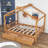 Mccurtain Full Size 2 Drawers House Platform Bed with Headboard-674101665