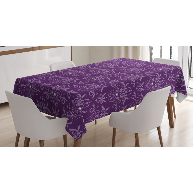 Eggplant Tablecloth, 70" L x 52" W