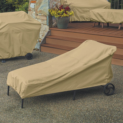 Rectangular Patio Table Cover in Sand