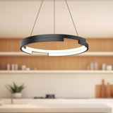 Luminaire suspendu géométrique unique à 1 lumière Anello Minor