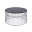 Table basse - Plateau en verre avec base en métal-111572094