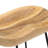 Bar Stool Bar Seat Counter Height Island Stool for Pub Solid Mango Wood-2038099332