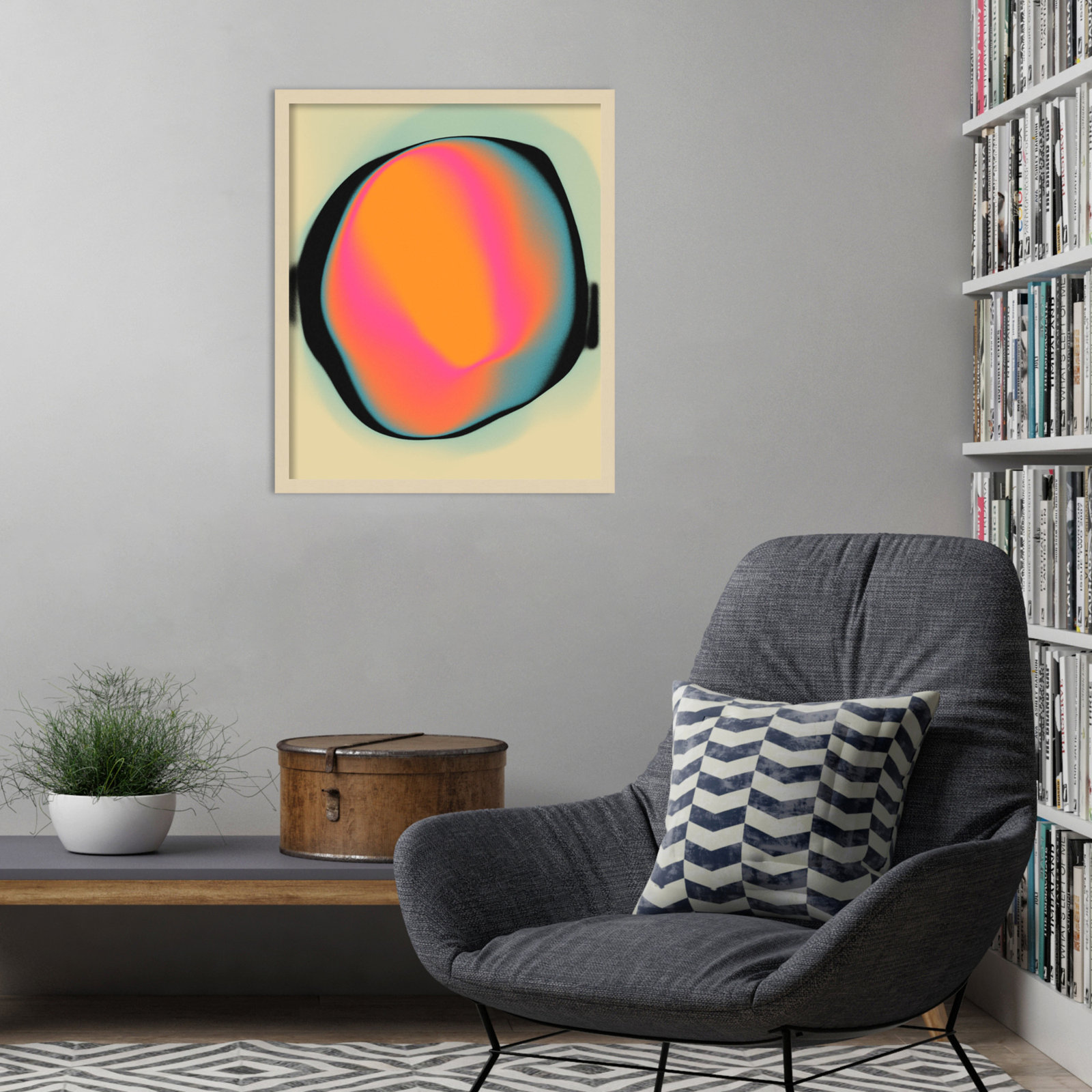Ghost 2 Print by Jazzberry Blue, Brown, 25" H x 21" W x 1" D