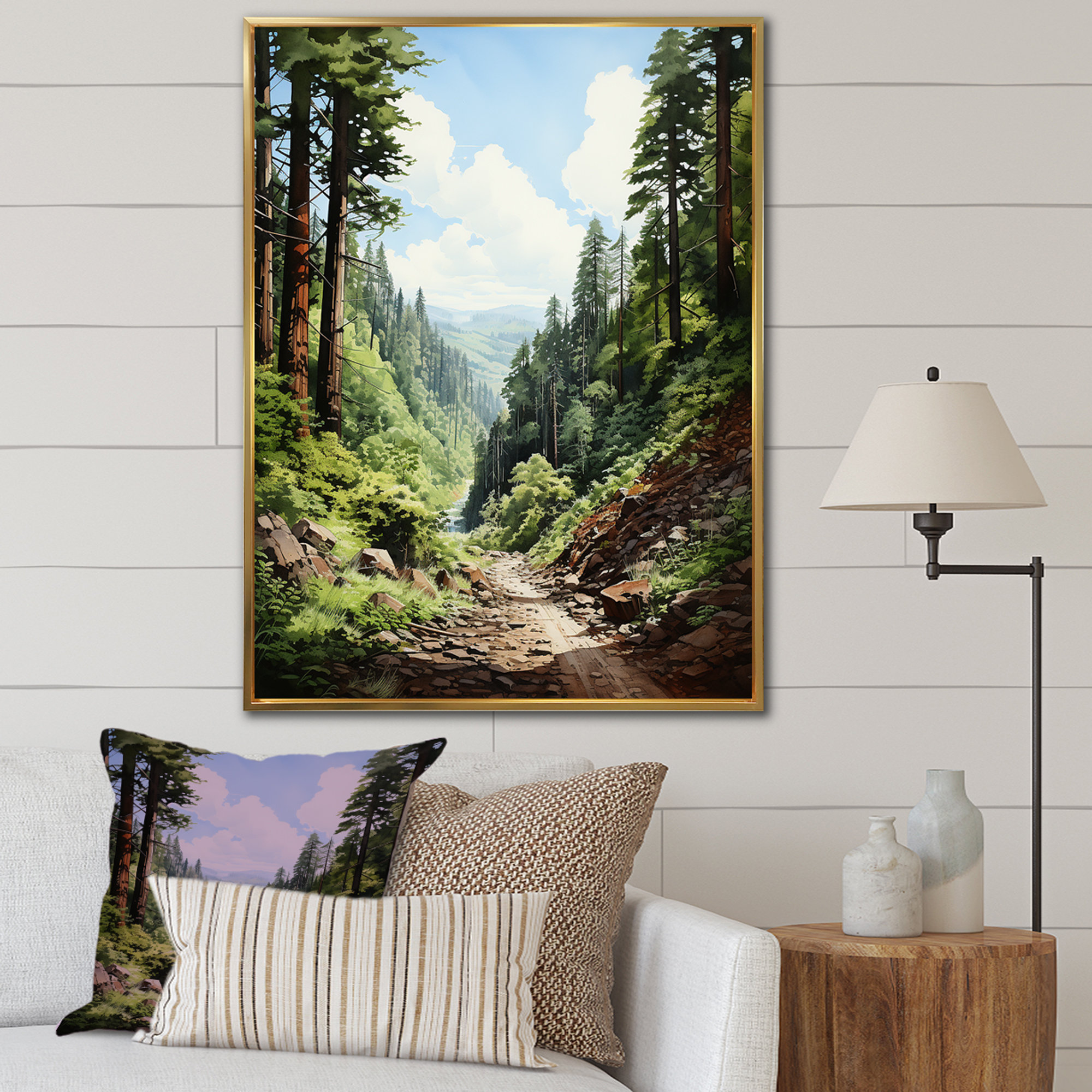 Millwood Pines Majestic Giants Pine Tree I - Tree Redwood Wall Decor ...