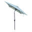 Parasol imperméable d'extérieur 6 x 9 pi avec manivelle et bouton poussoir inclinable sans rabat pour le jardin-739105026