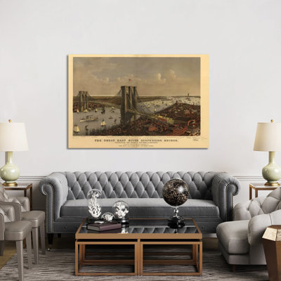 Currier & Ives - Wrapped Canvas Print