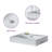 Pensen 18.5'' Matte White Solid Surface Rectangular Bathroom Sink with Overflow