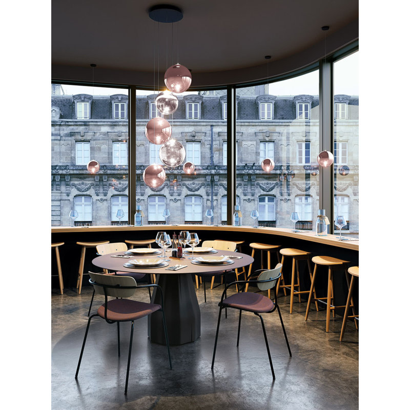 Lodes Solo 10 Suspension Lamp Low-V, Rose Gold