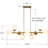 9 - Light Gold Kitchen Island Pendant