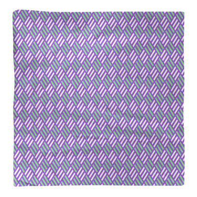 Polyester Striped Square Napkin