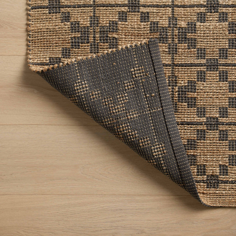 Tapis naturel / graphite Chris Loves Julia x Loloi Judy, Rectangle 3 pi 6 po x 5 pi 6 po