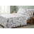 4 Piece Double Bed Sheet Set - Buttery Soft & Wrinkle Free Microfiber - Grey Branches Print Bedding-128921897-128921898