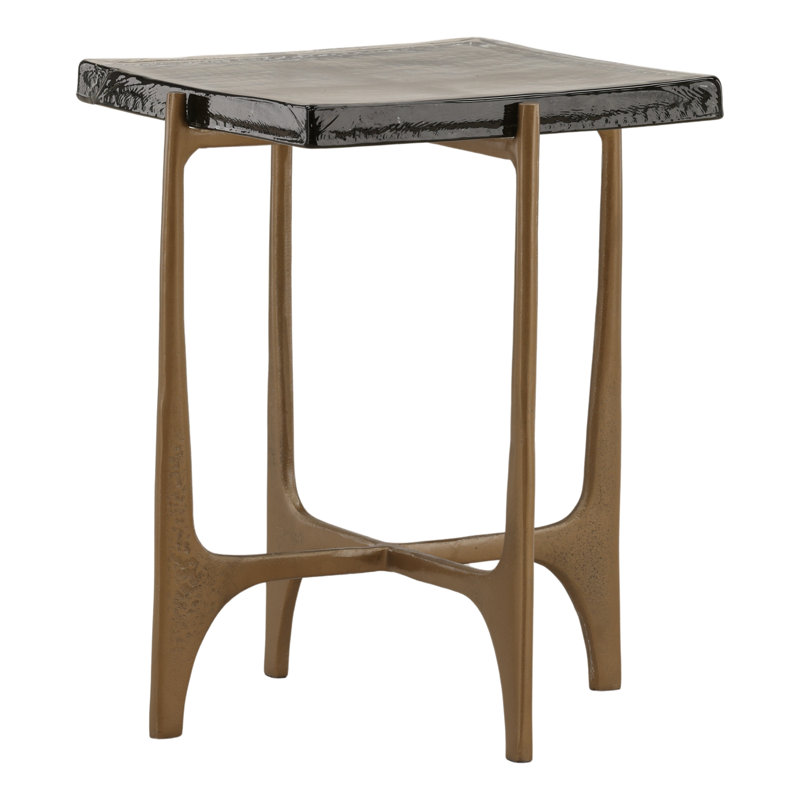 Colston Side Table Antique Brass