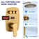 3-Function 12 Inch Temperature Digital Display Shower System With 2-Setting Slider Bar Handheld And 4Pcs Body Jets