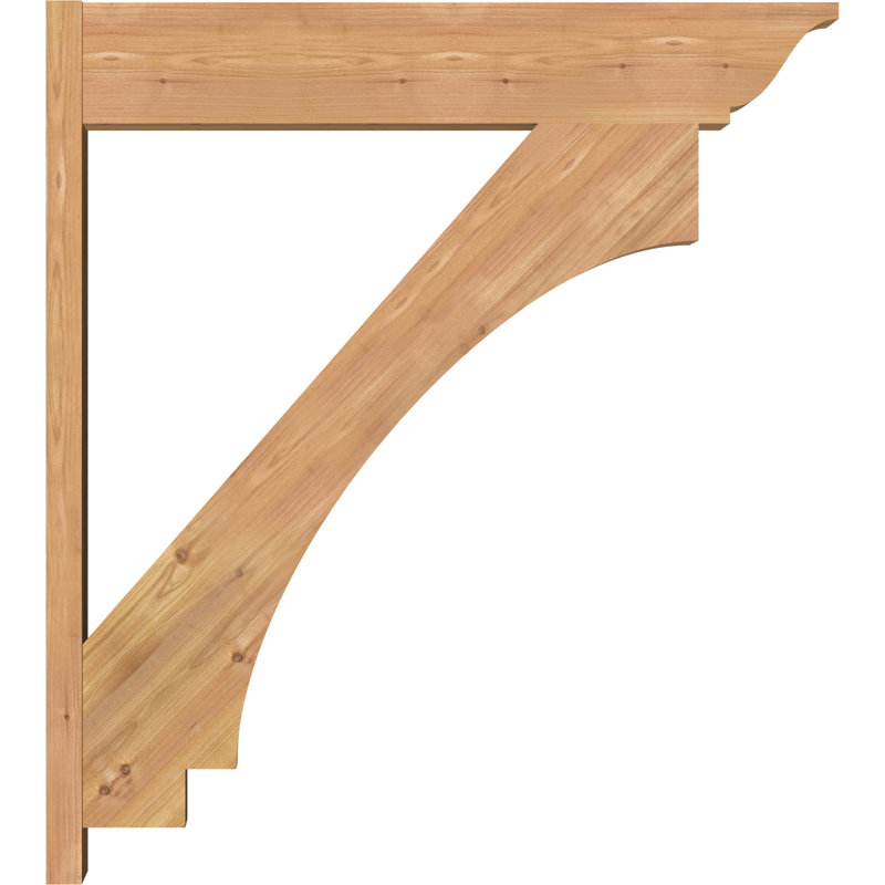 Persienne impériale traditionnelle, Cèdre rouge de l'Ouest l 5 1/2 po (lisse), P 36 po x H 40 po