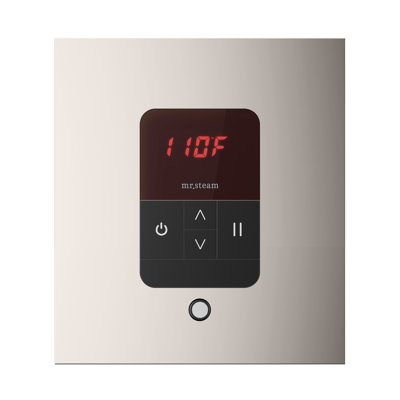 iTempo Square Steam Shower Control and Steamhead