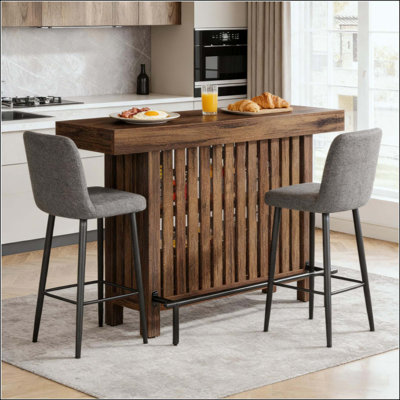 Chating Table  With Footrest,Bar Table,Dining Table,Kitchentable