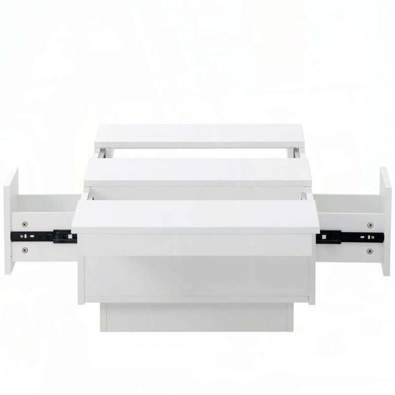 Table de cocktail extensible, Blanc