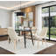 Chaises d'appoint rembourrées en similicuir Paco-88854091