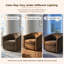 Fauteuil demi-tonneau pivotant-896247366