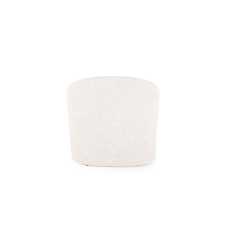 Accent Chair Side Chair, Beige Fabric