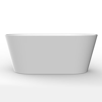 66.88'' x 31.13'' Freestanding Soaking Acrylic Bathtub