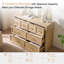 Ensemble de commode 6 tiroirs 2 pièces-1544971735