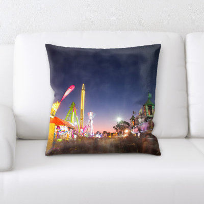 Microsuede Reversible Throw Pillow