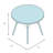 Calina Mahogany Round Solid Wood Dining Table