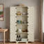 Armoire haute avec 8 portes et 4 tablettes-394919274
