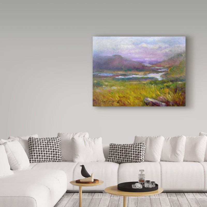 Galan «Ring Of Kerry, Ireland 14», reproduction de peinture acrylique sur toile tendue, H 35 po x l 47 po x P 2 po