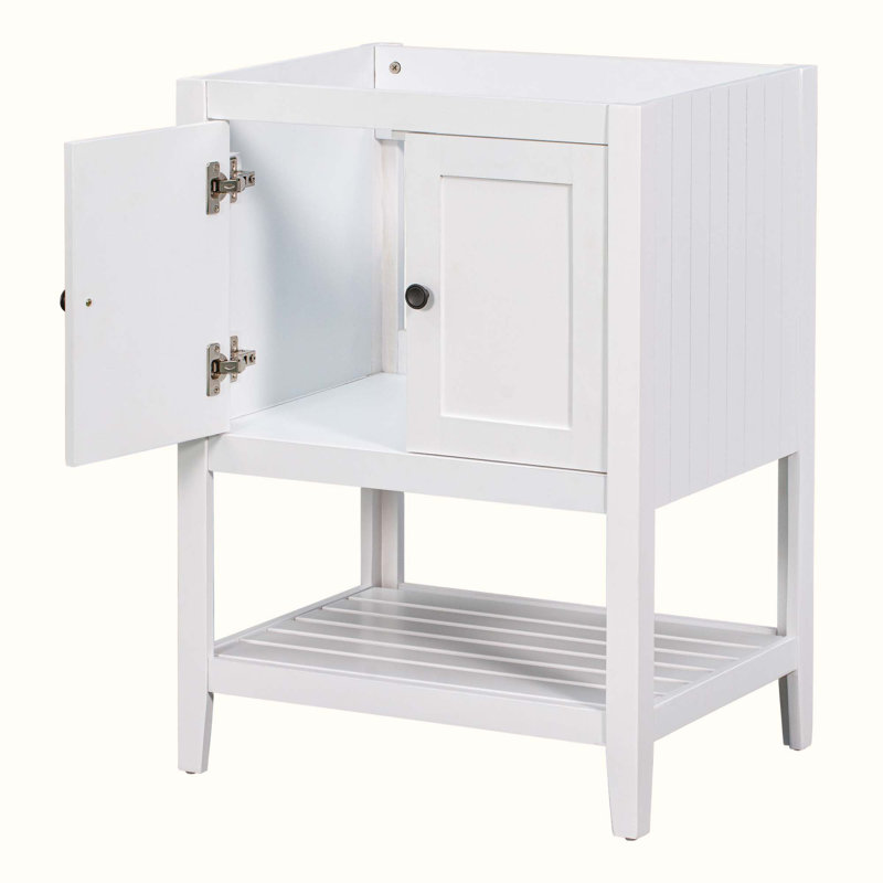 Base de meuble-lavabo, Blanc