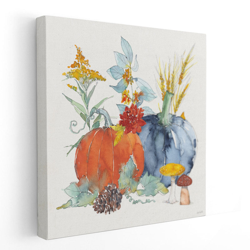 «Fall Flair II», reproduction d'art sur toile, H 12 po x l 12 po