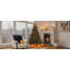 Arbre de Noël articulé artificiel noir 6 pi avec lumières, sapin de Noël avec 920 branches et 280 lumières DEL changeantes avec 11 modes d'éclairage, décoration des Fêtes pour la maison, le bureau et l'école