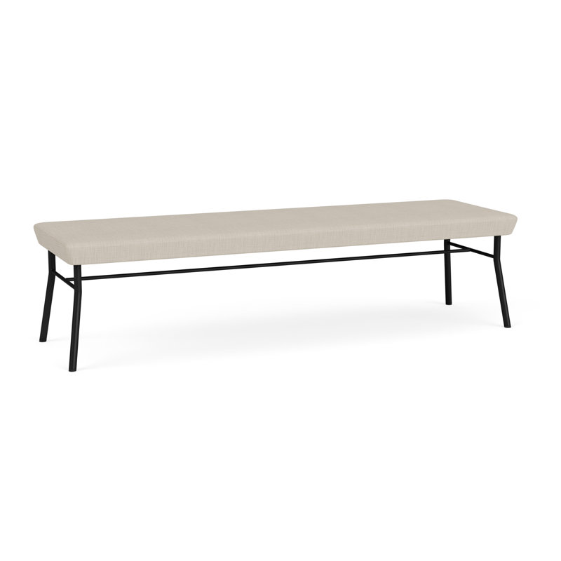 Banc en métal 3 places Chat, Noir, Plot Line neutre